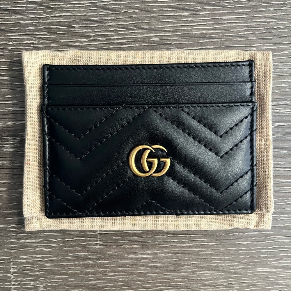 GG MARMONT CARD CASE - BRAND NEW
